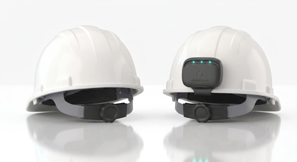 Standard helmet versus Overguard S1 equipped helmet